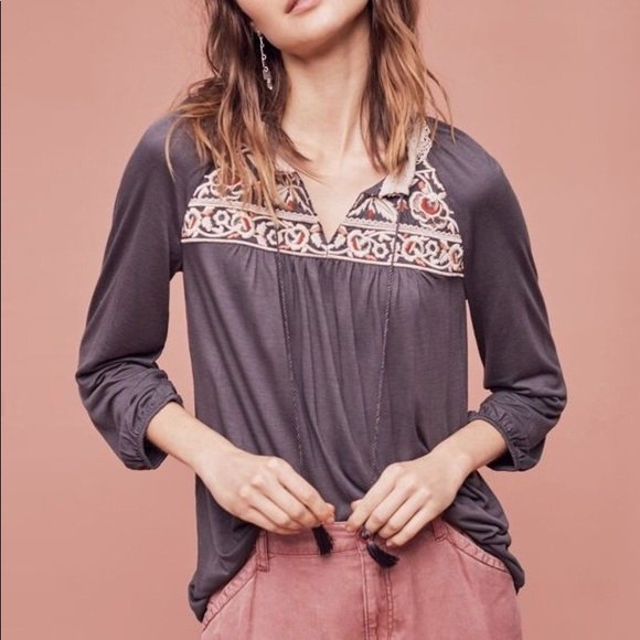 A n t h r o p o l o g i e • Peasant top - Picture 1 of 7